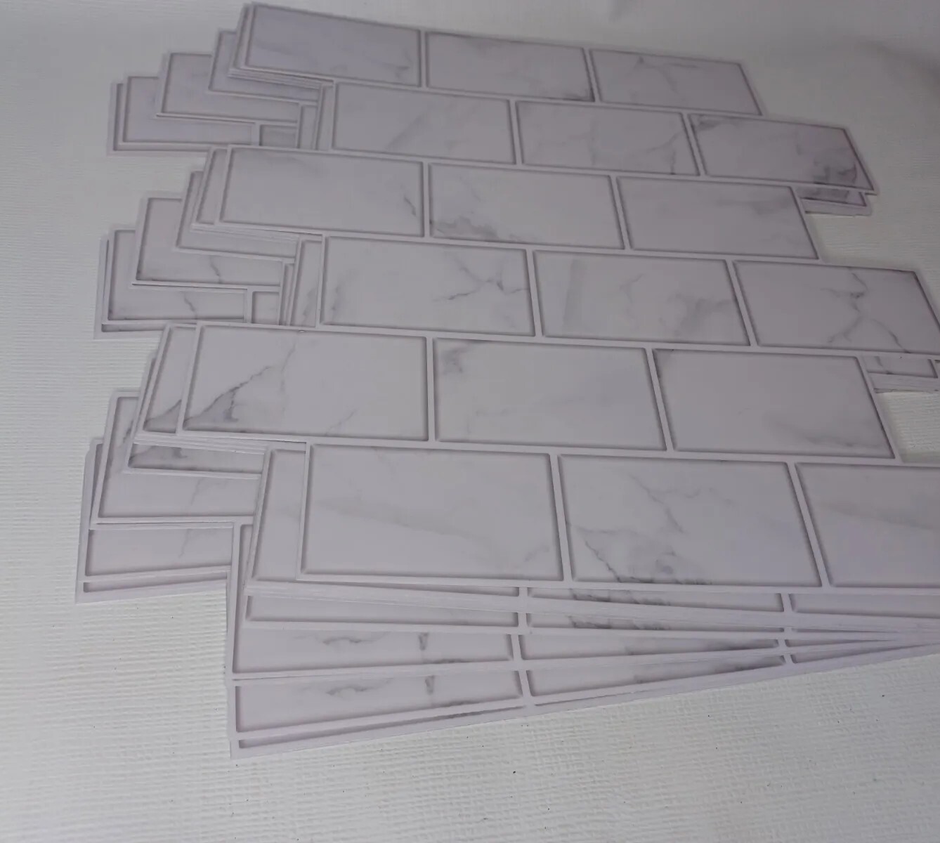 12" x 12" Self Adhesive Wall Tiles Stickers Tiles Sticker 10 Sheets