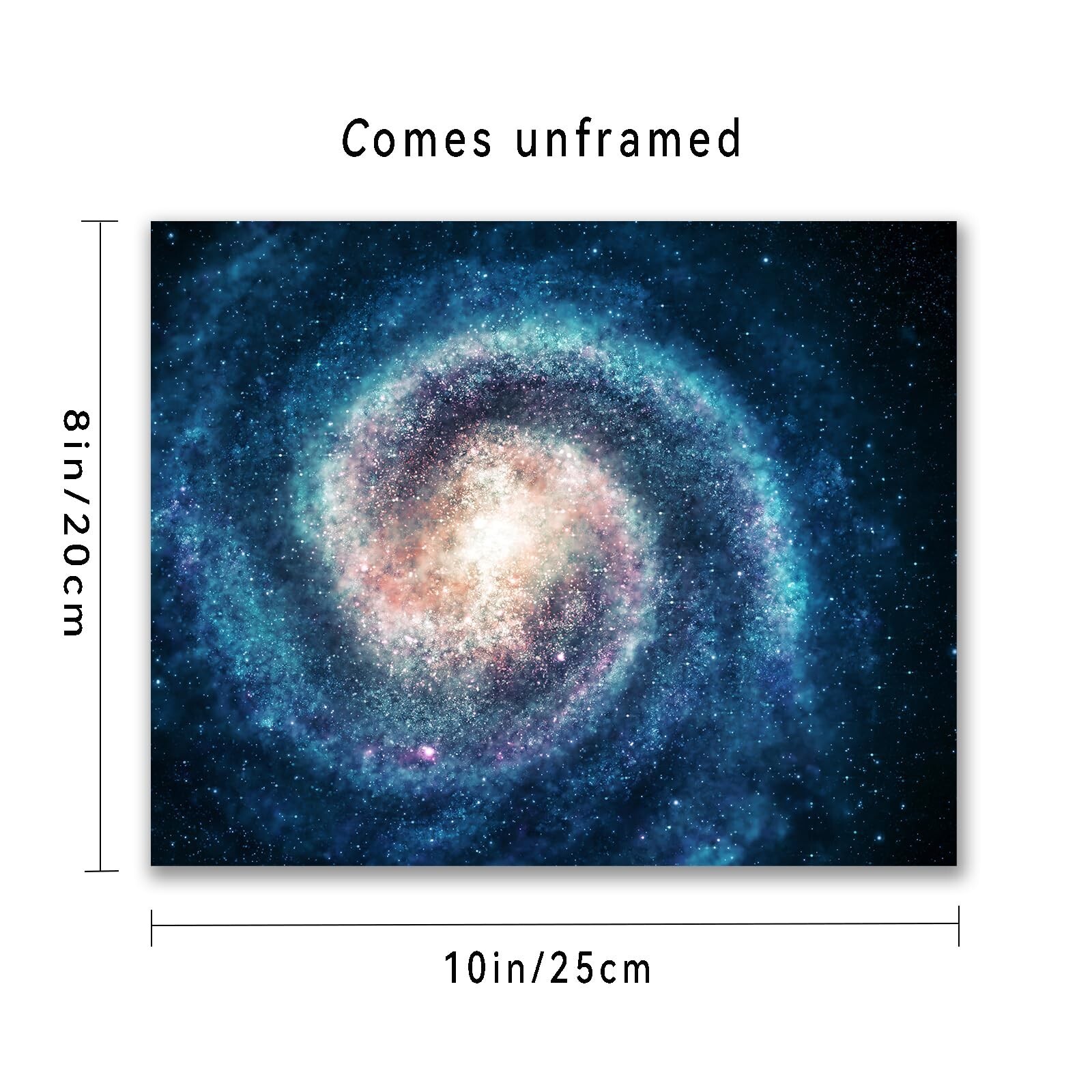 YUESJGM Outer Space Posters Planet Painting Galaxy Pictures Nebula Wall Art K…