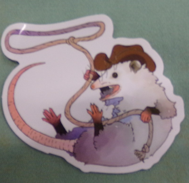 Lot of 52 Assorted Funny, Cute Possum Stickers ~ NEW ~ Decals