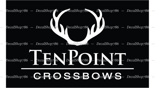 TenPoint Crossbows – Outdoor Sports/Hunting- Vinyl Die-Cut Peel N' Stick Decals