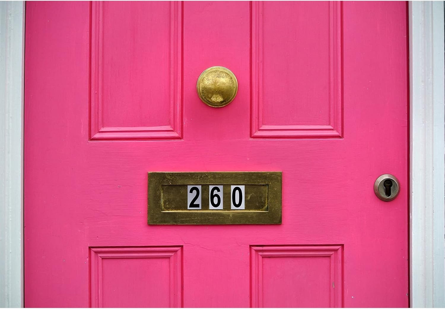 8 Sheets Mailbox Numbers Sticker Self-Adhesive Vinyl Letters Numbers Kit Mailbox