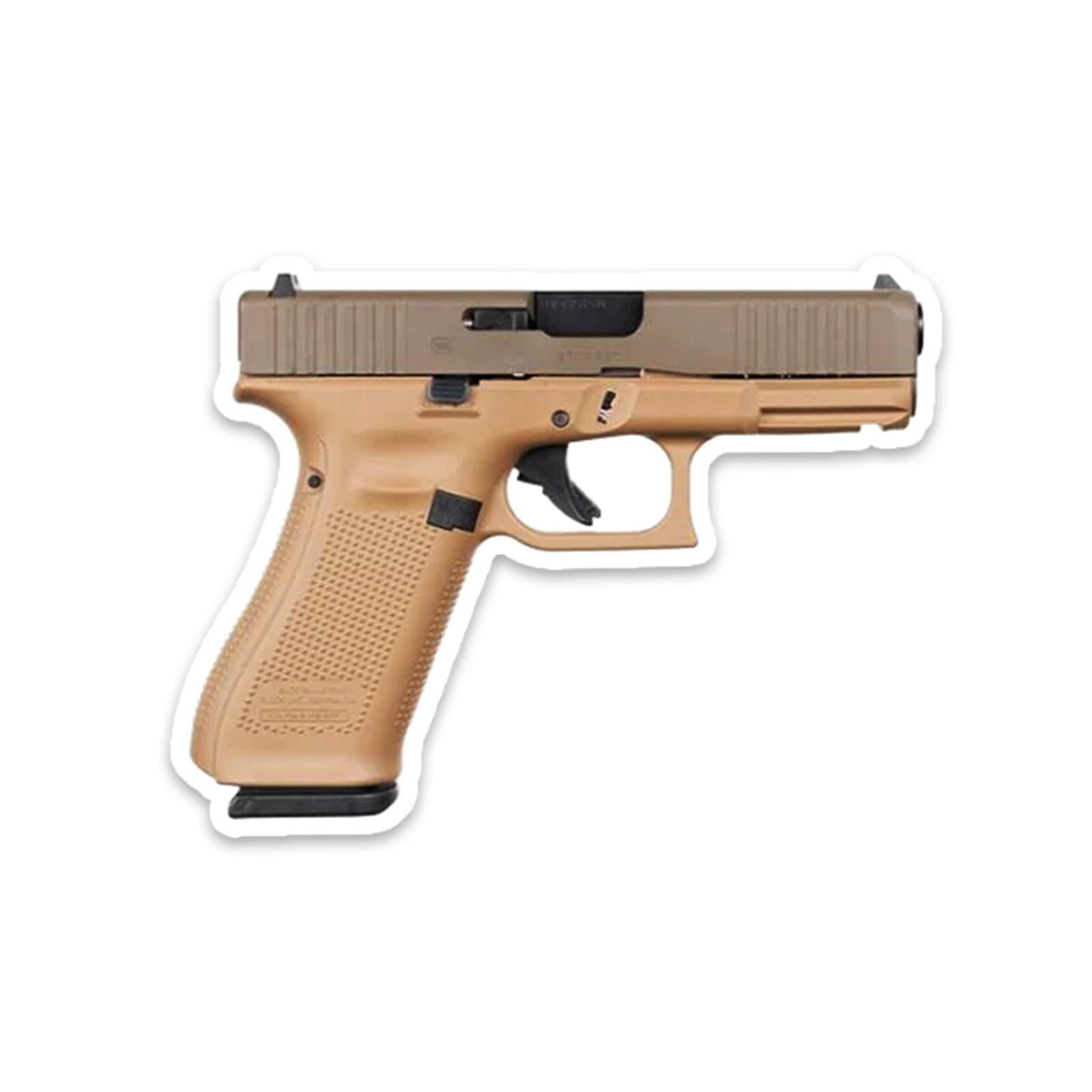 Glock 45 Sticker Gun Vinyl Decal 4 inch Exceptional Quality Waterproof