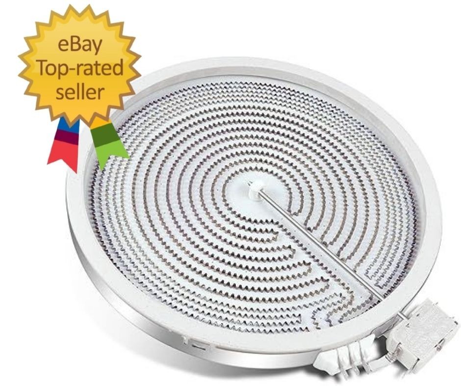 UPGRADED WB30T10130 12" Dual Haliant Surface Element Replacement for GE Stove, A