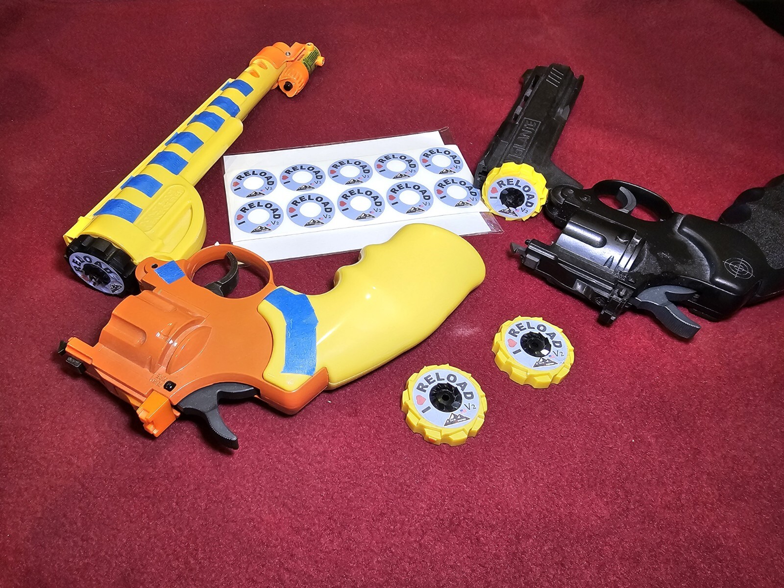 I LOVE RELOAD PAPER DISK WITH ADHESIVE V2 (NO MESS) BY SEEK FOR ADVENTURE (60)