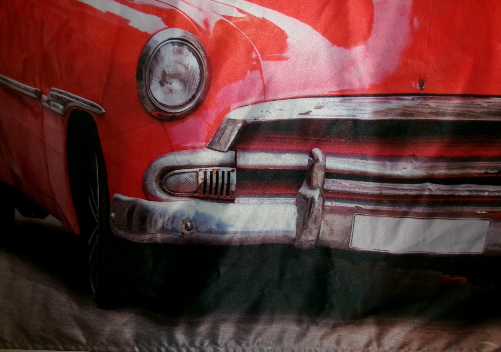 Wall Decor XXXL Classic Car Sz. 78" Horizontal 59" Vertical One Sided