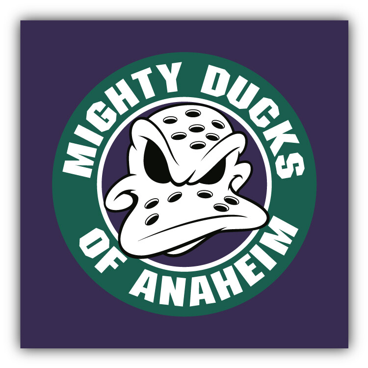 Anaheim Mighty Ducks NHL Hockey Logo Car Bumper Sticker Decal "SIZES"