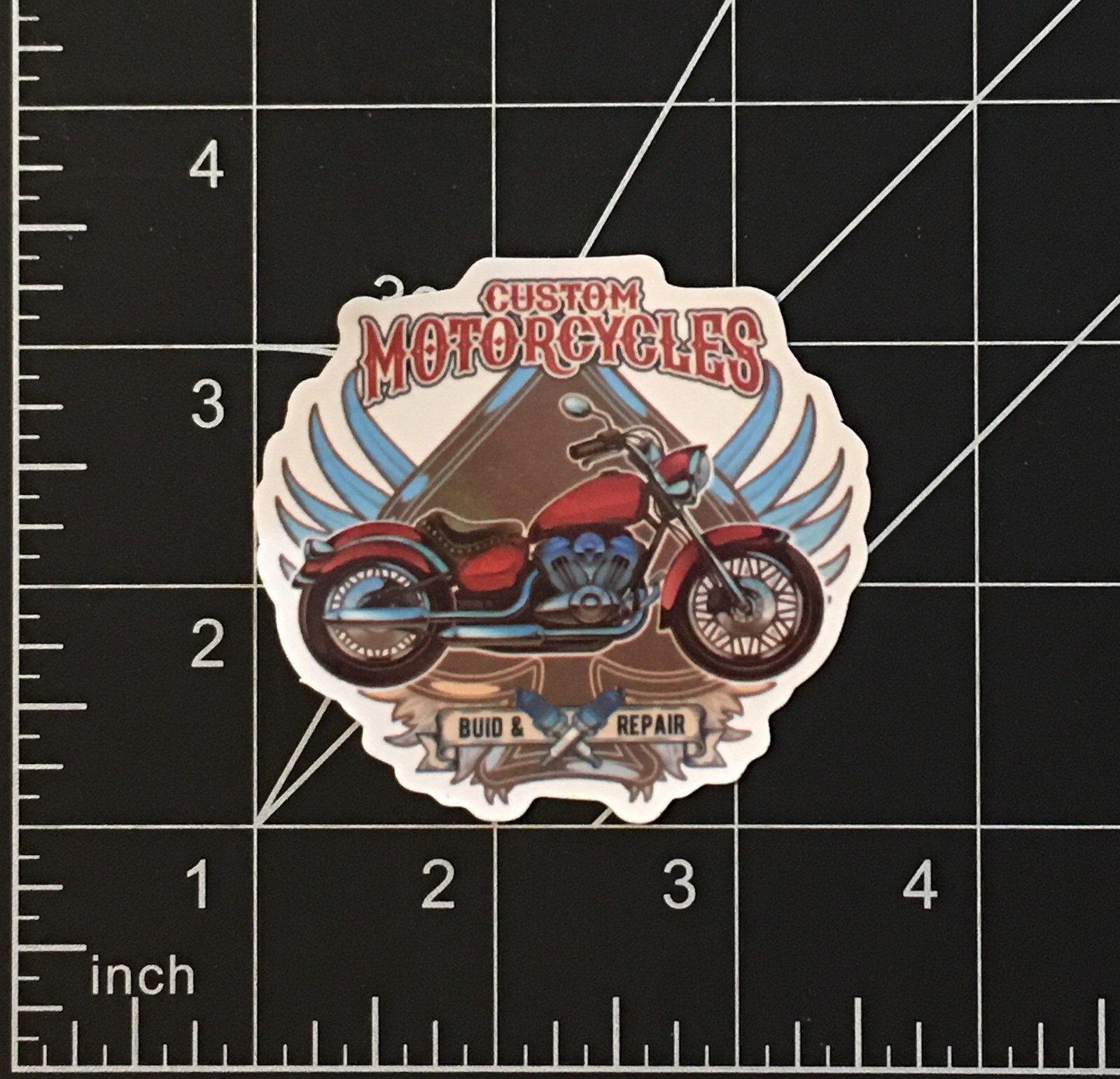 Custom Motorcycles – Vinyl Sticker Durable Waterproof Sunproof