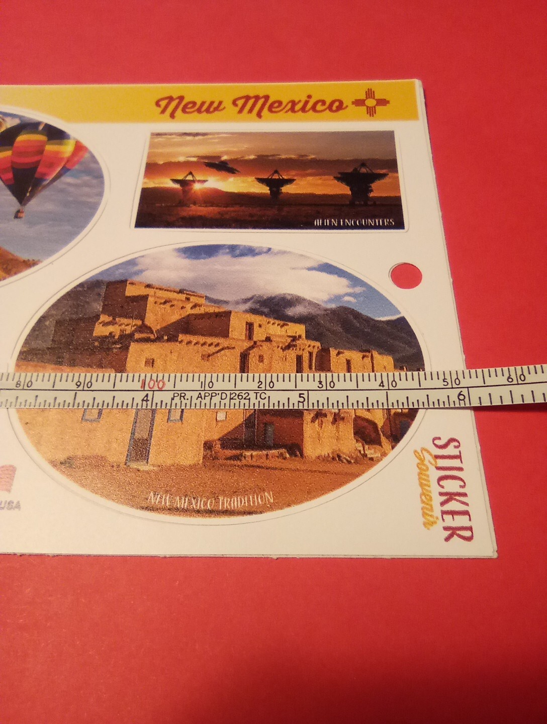 NEW MEXICO 4 LOGO STICKERS GREAT FOR ANY COLLECTION NEW!