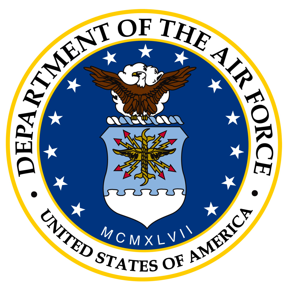 Lot of 15 United States Air Force USAF Decal Sticker Waterproof 3 inches