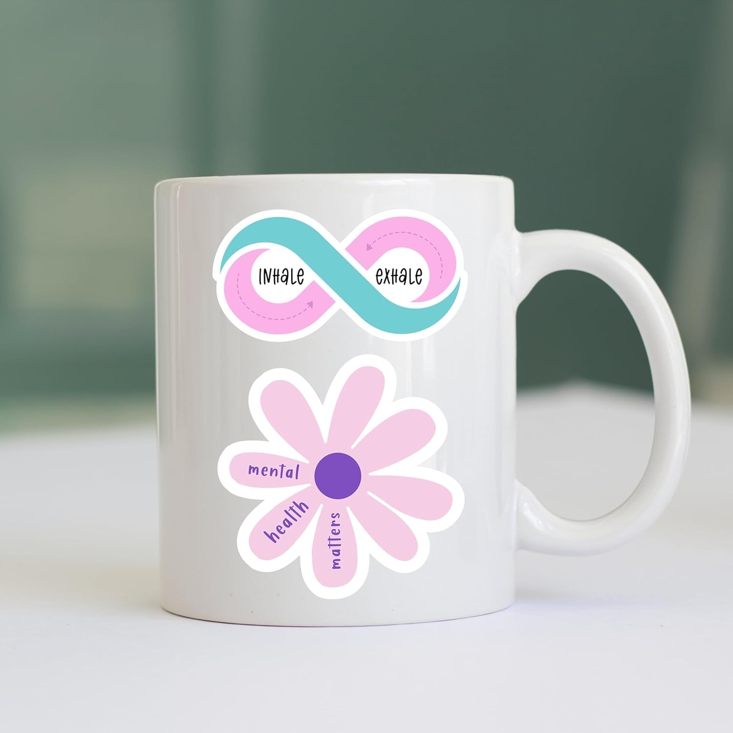 Puraesla Mental Health Stickers 150 Pcs, Positive Quote Decals