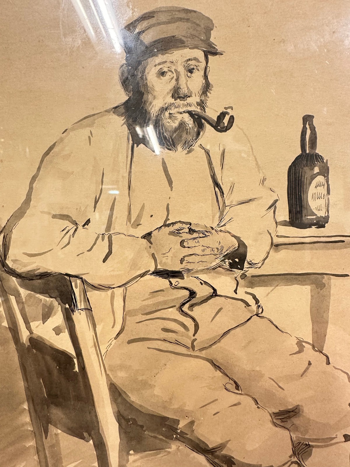 Collectible Original Marker Drawing from 1993 – Signed GS – Unique Artwork