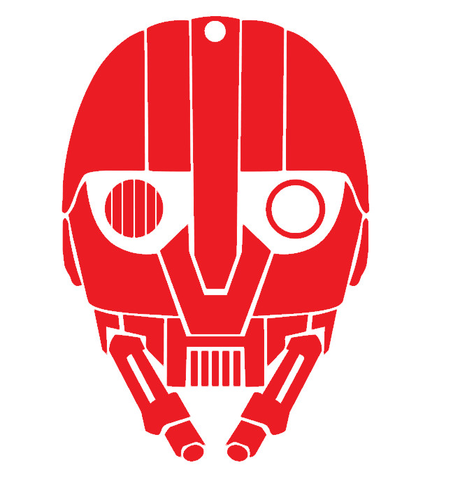 SM33, PIRATE DROID, STAR WARS, SKELETON CREW, Decal Sticker for Car, Laptop