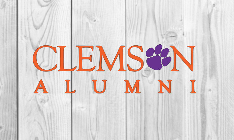Clemson Tigers-Alumni Vinyl Decal- National Champions Go Tigers!