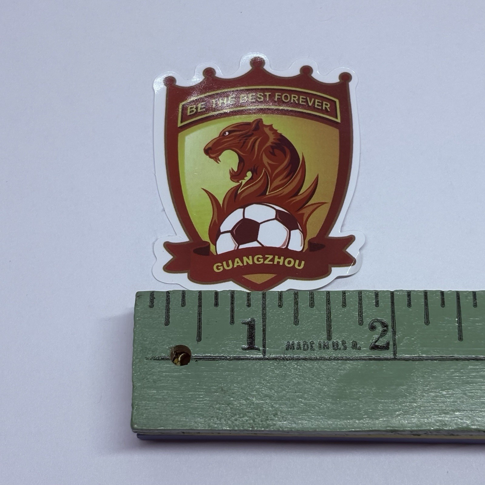 Guangzhou FC Football Soccer Sticker Sports Team Logo Decal Vinyl China Tc9