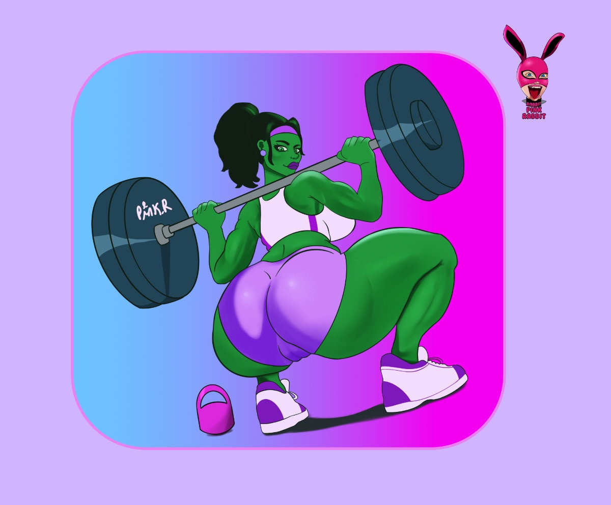 hentai stickers, She-hulk Marvel Sexy Characters