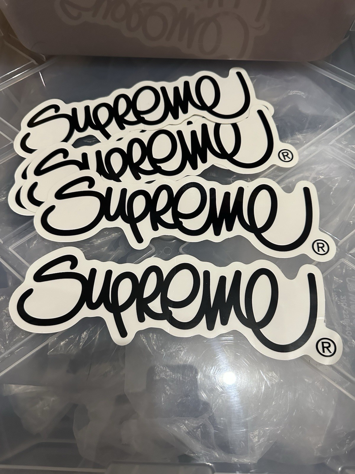 Supreme Handstyle Logo Sticker (SS22)
