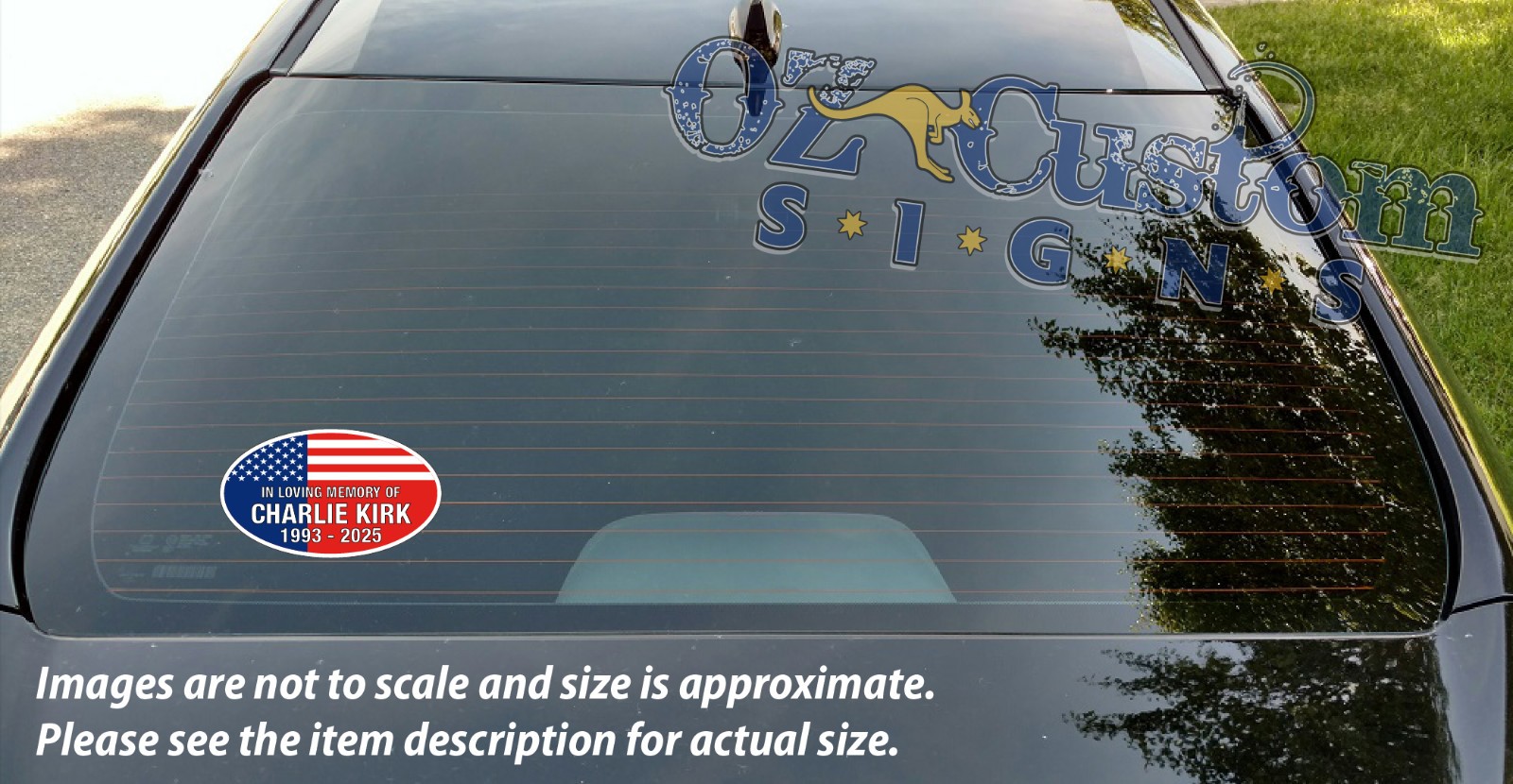 Charlie Kirk – In Loving Memory – Full Color Decal/Sticker