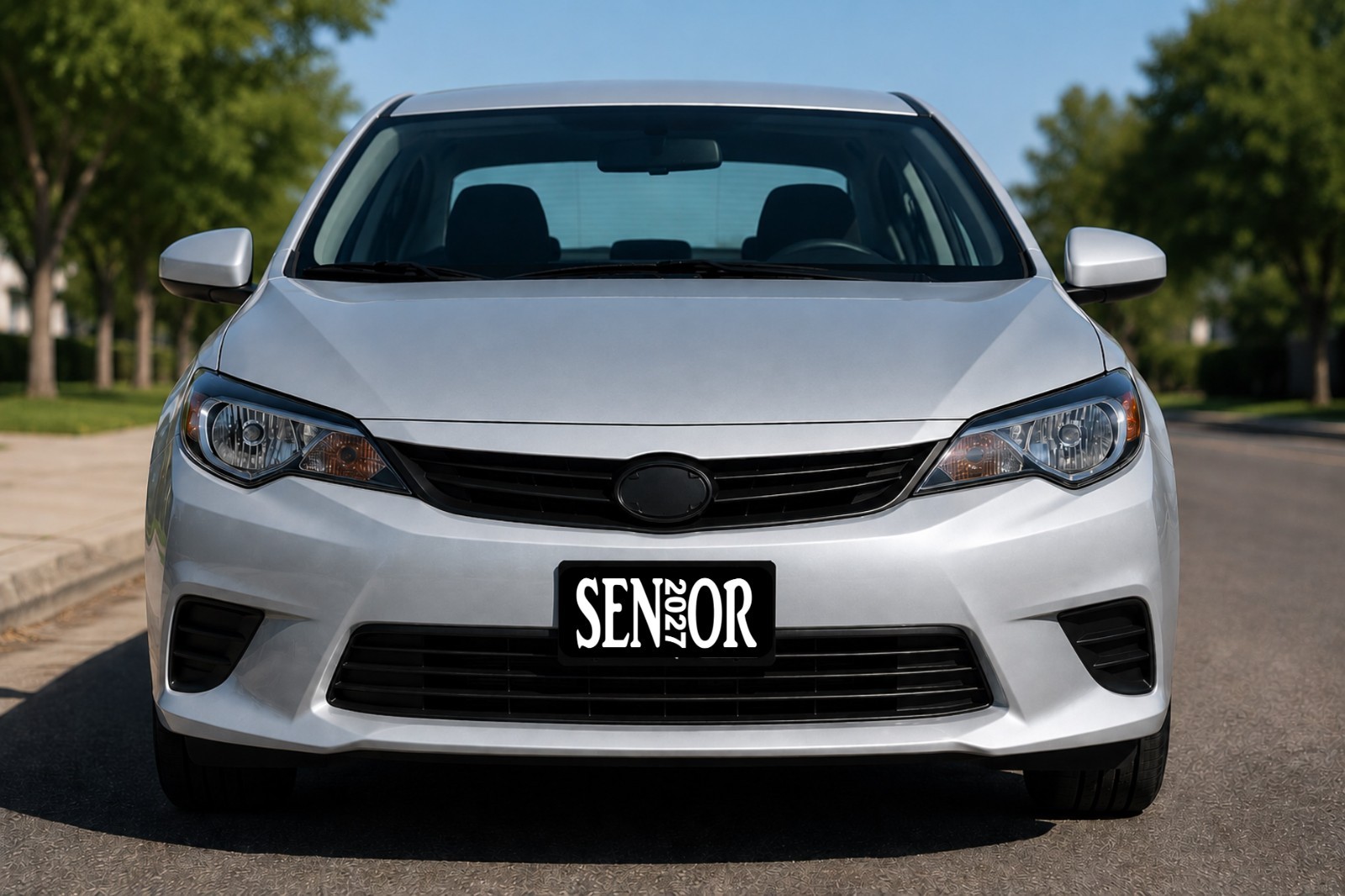 Senior Class of 2027 License Plate for Car