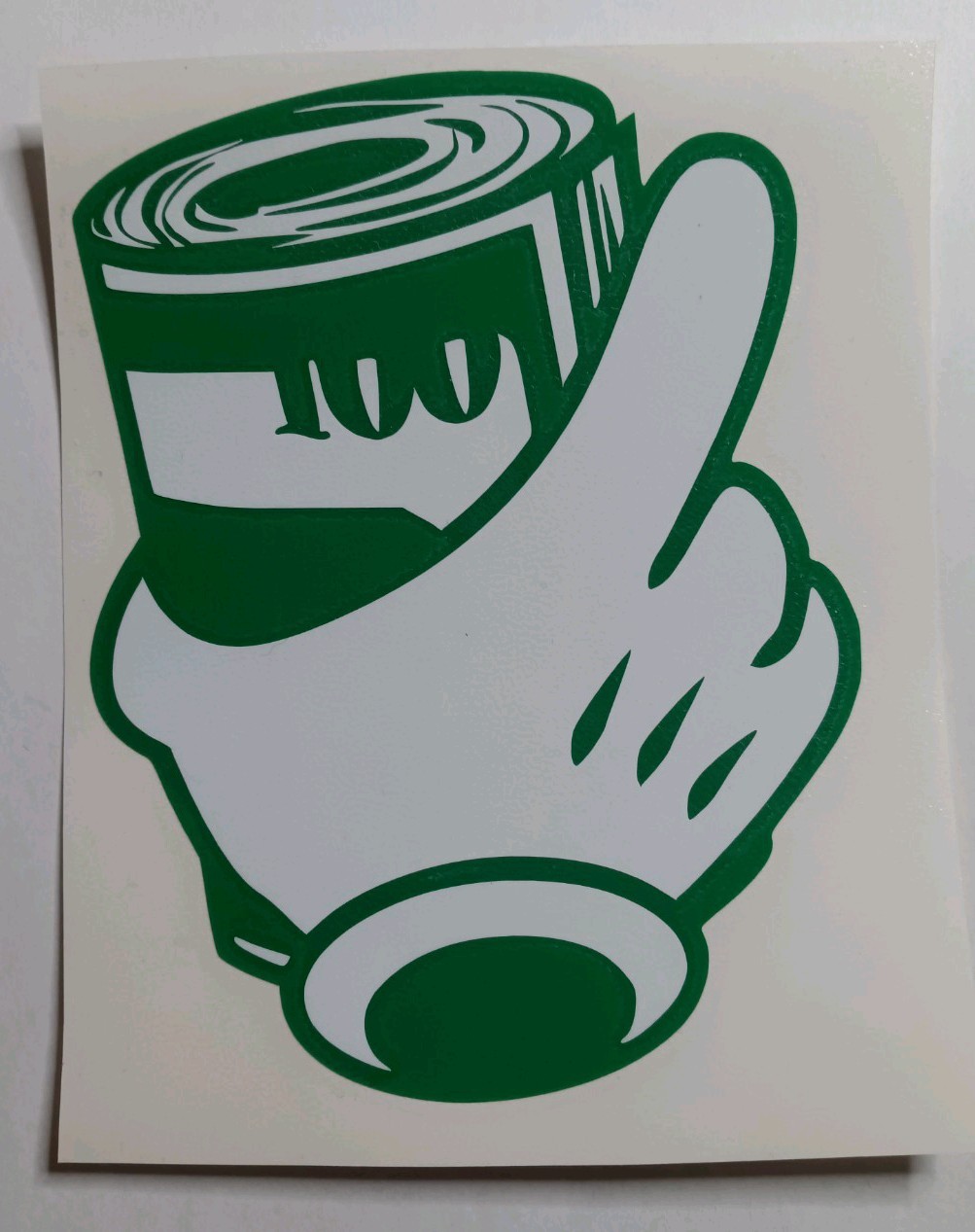 MickeyMoneyRoll Vinyl Decal Sticker Size 4×5.5 In NEW Waterproof 100%Vinyl Decal