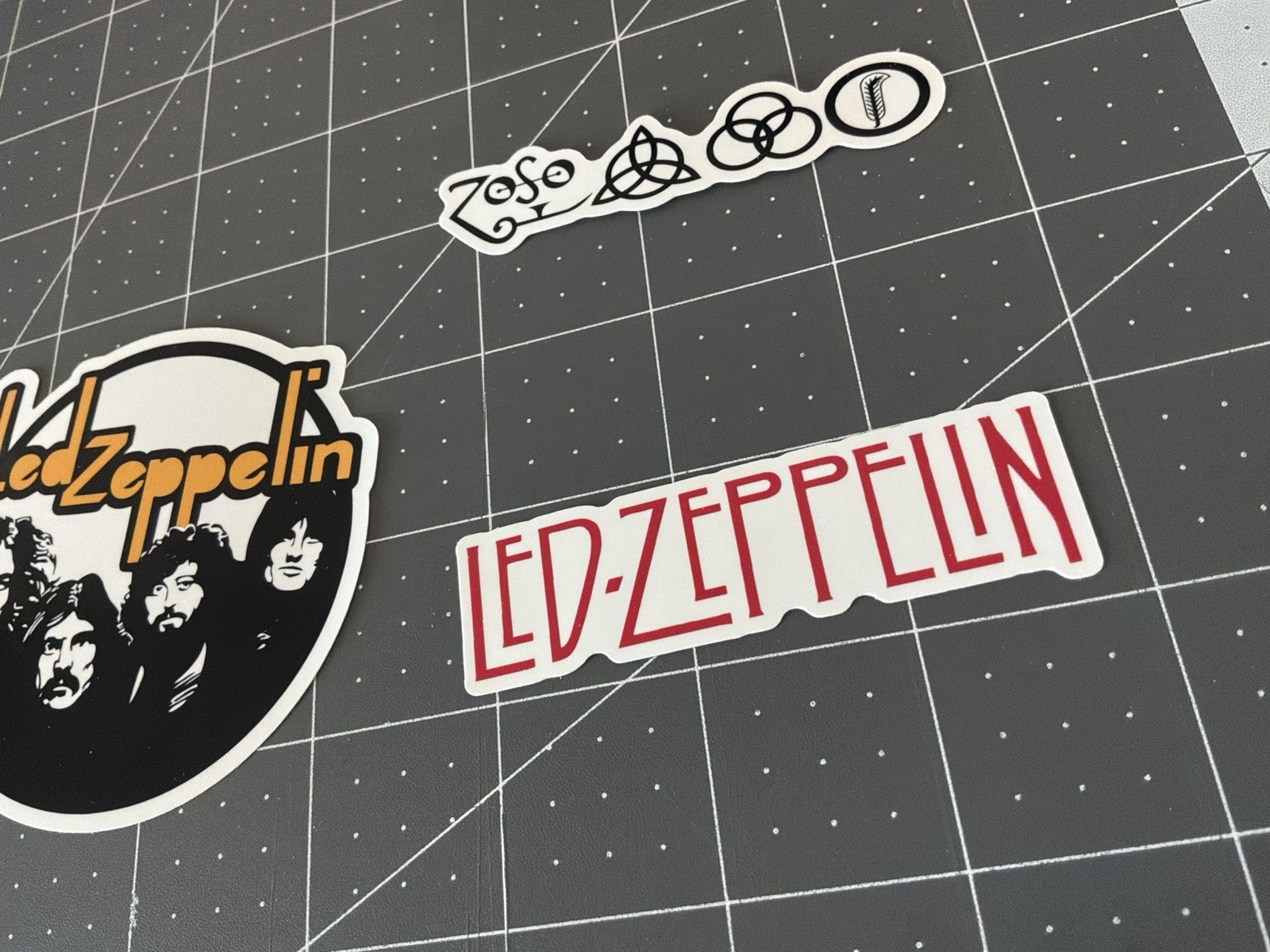 Led Zeppelin Stickers 3 Sticker Lot 3”