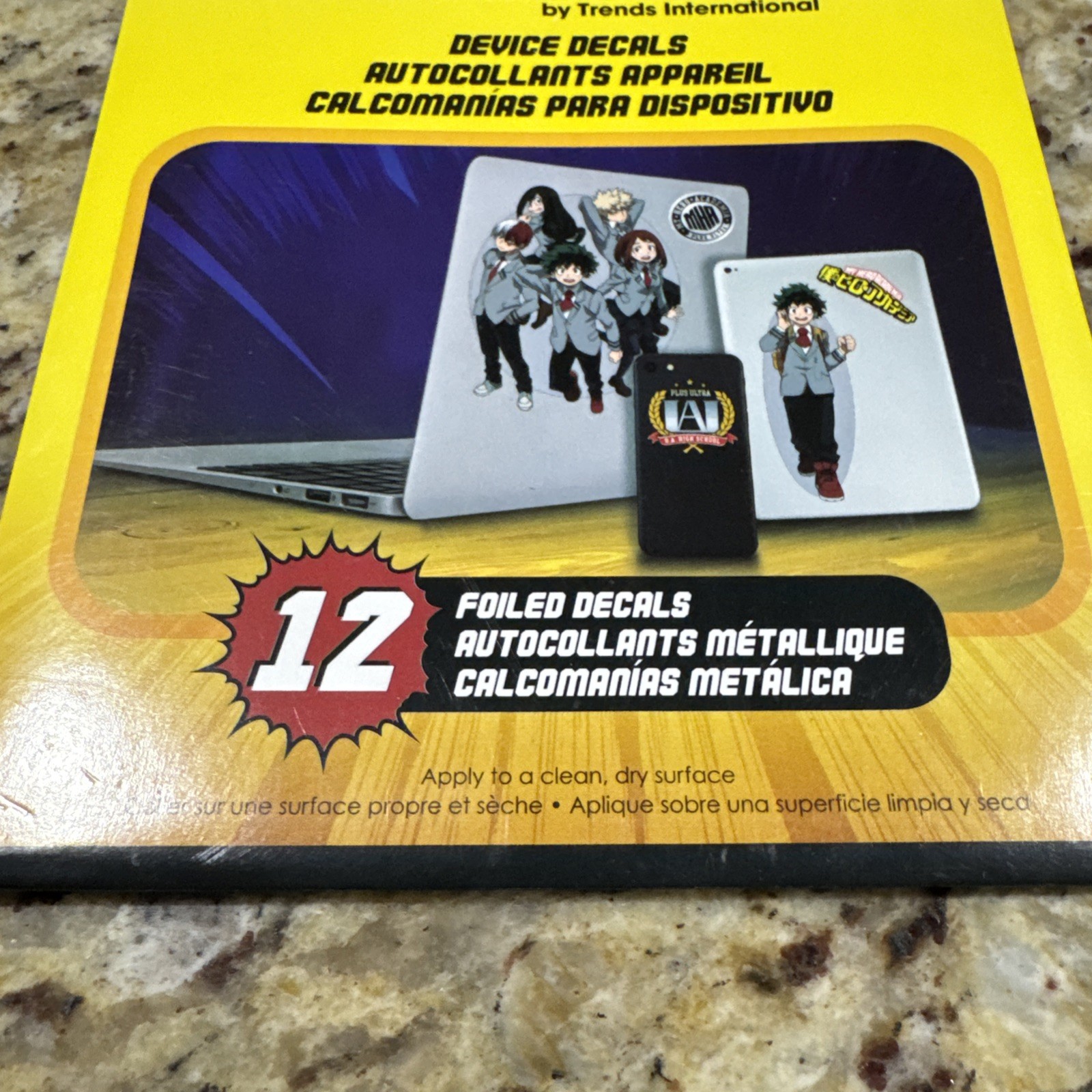 MY HERO ACADEMIA Roomscapes Device Decals by Trends International New Sealed