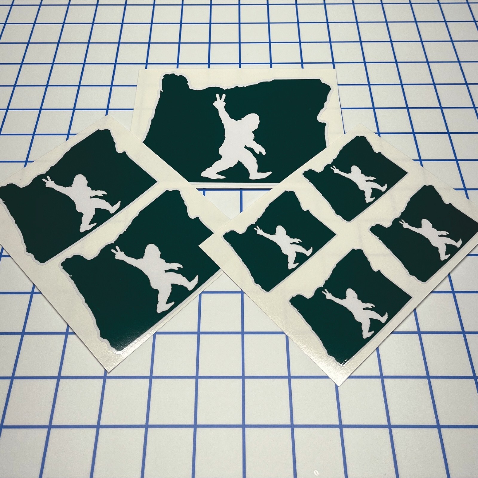 Sasquatch aka Bigfoot or Yeti 7-PACK – High Quality Laminated Stickers Oregon