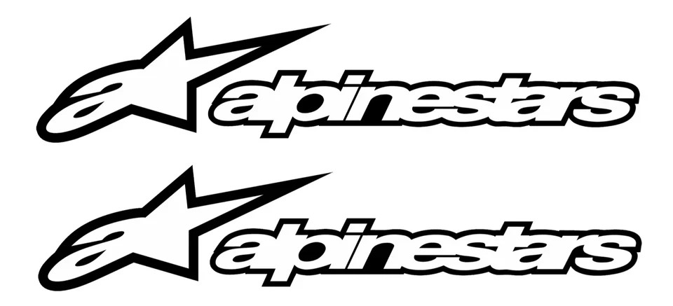 Alpinestars Decal Motorcycle Motocross Helmet Alpinestar Sticker – Any Size