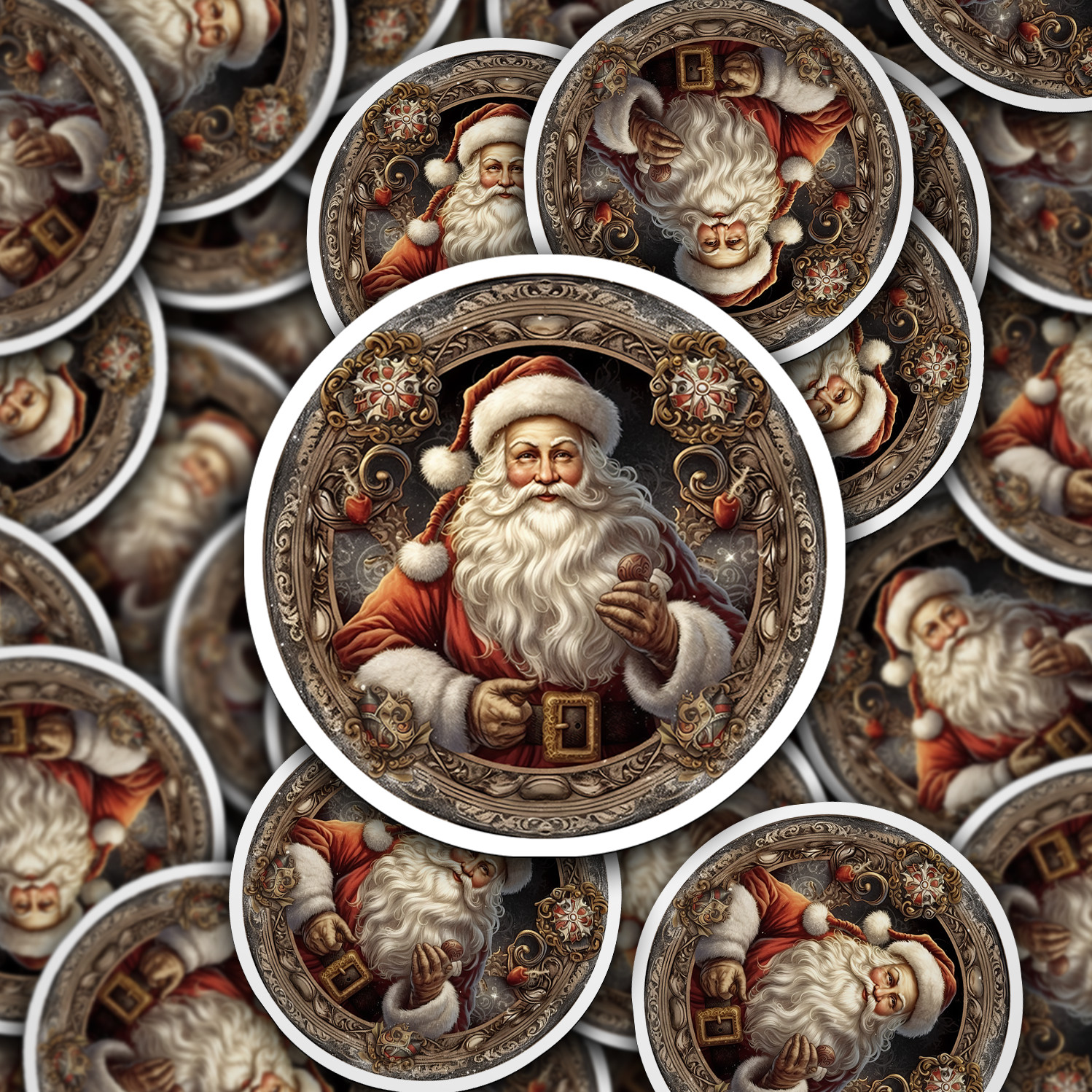 Santa Claus Vinyl Sticker – Bring the Magic of Christmas Anywhere