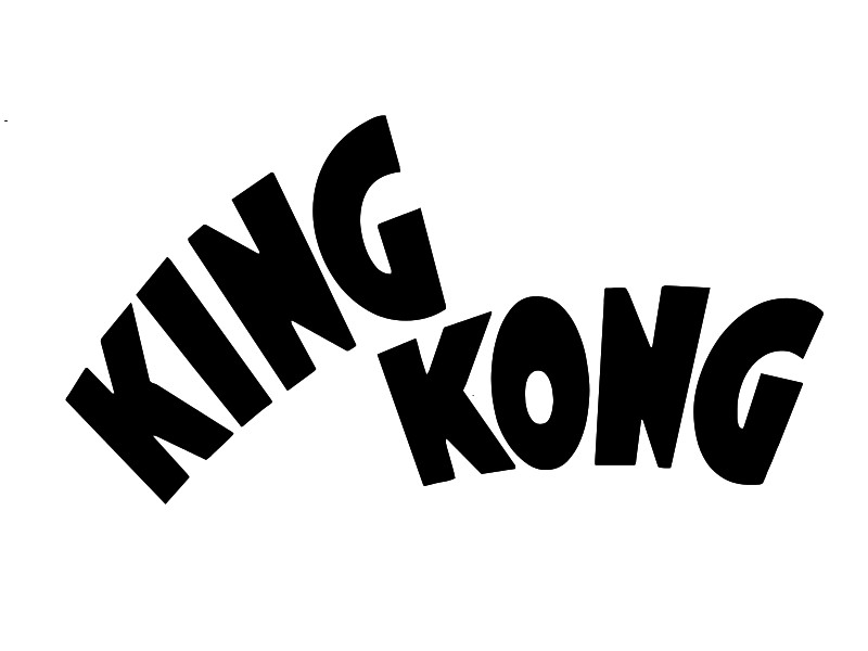 KING KONG Classic Horror Movie Vinyl Decal Car Wall Sticker CHOOSE SIZE COLOR