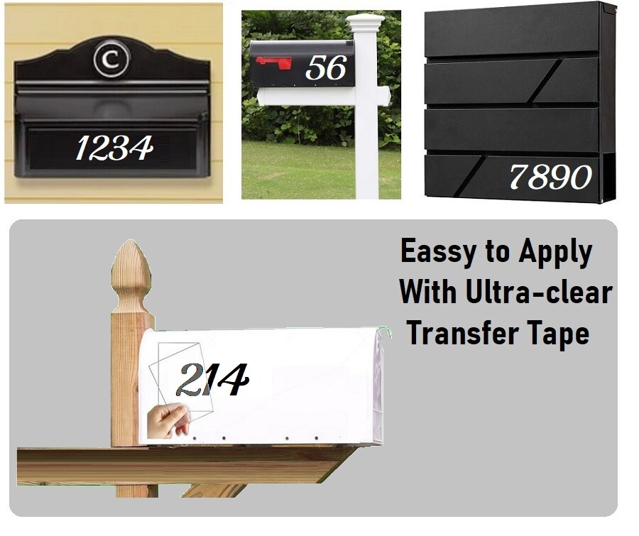 Mailbox Address locker Numbers Decal Sticker Window Door Wall Sign – PLAYBALL
