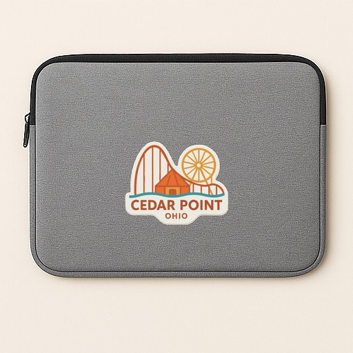 Cedar Point Ohio Iron On Heat Transfer Vinyl HTV Die-Cut Symbolic Landmark