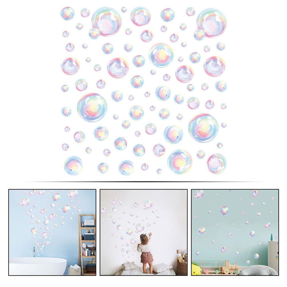 Uonlytech Bubble Wall Decal Stickers, Under The Sea 28X22X0.01CM, As Shown