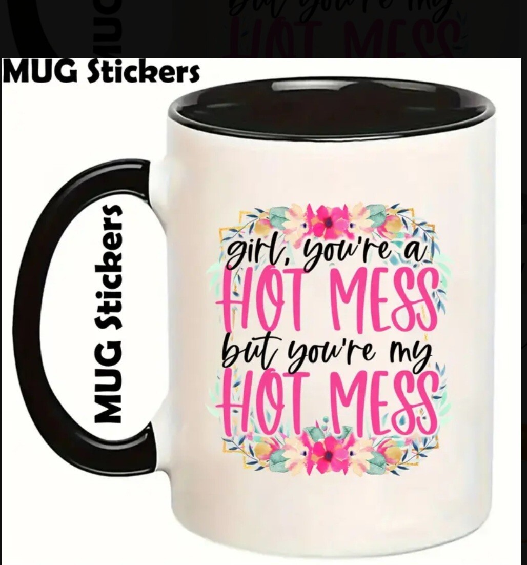 UV DTF Best Friend Transfer Sticker Set Included Mug Size 12 Different Transfers