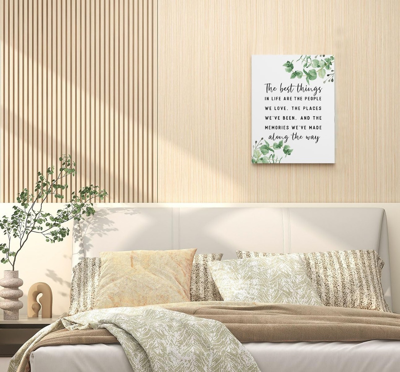 Inspirational Quotes The Best Things In Life Framed Canvas Wall Art Decor 11