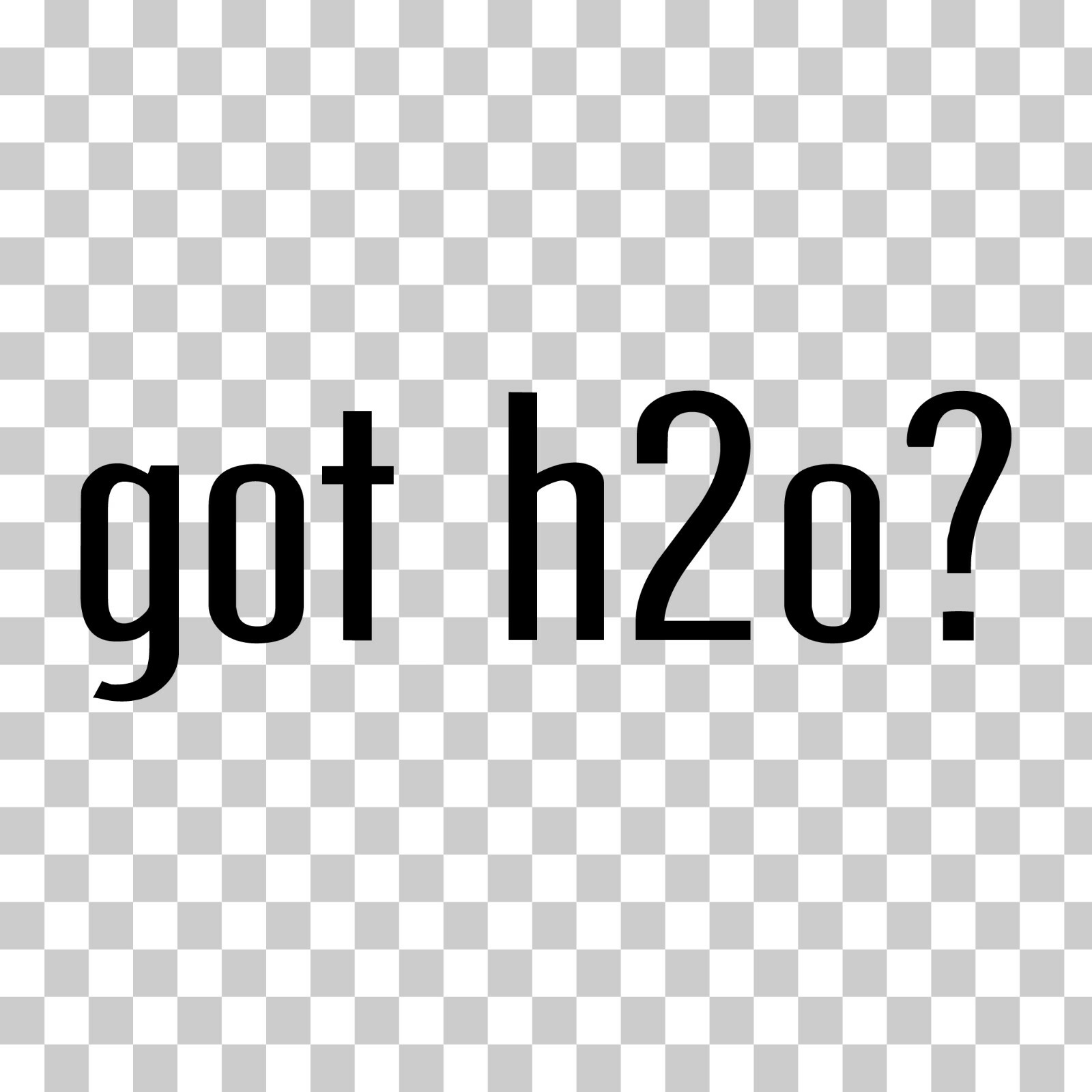 Got H2O? Custom Vinyl Sticker / Decal Water, Hydrate, Nature, Liquid