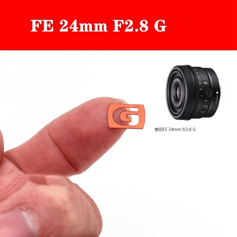 For SONY Black G to Red GM Master lens label accessory G Master Metal label