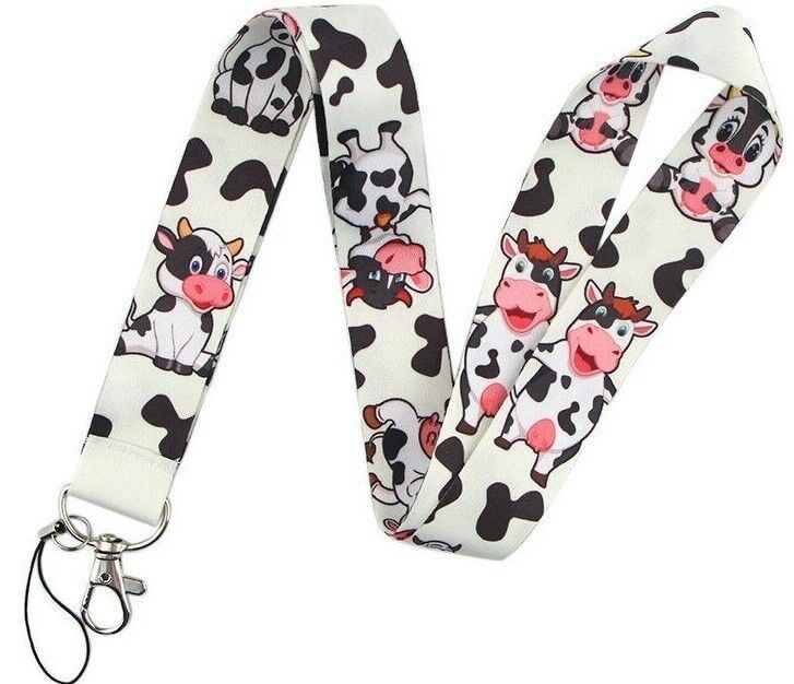 COW Vinyl Stickers ~ WHITE Black PINK Blue Moo! FARM ANIMAL Waterproof DECALS