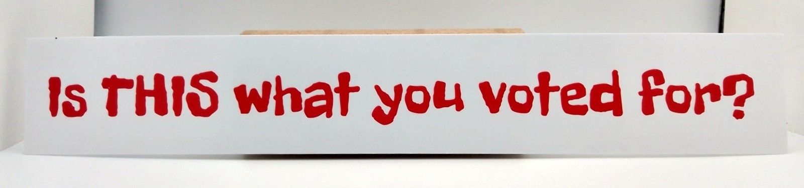 Is This What You Voted For?/Anti-Trump/Government/Remorse Sticker/1.5”x10.5”