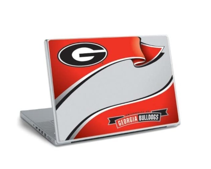 University of Georgia Bulldogs Roommates Peel and Stick Laptop Wear Sticker RMK0