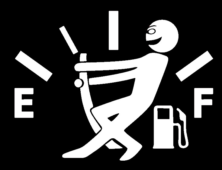 HOLD GAS GAUGE FULL, GAS, Decal Stickers for Cars, Laptops, Tablets