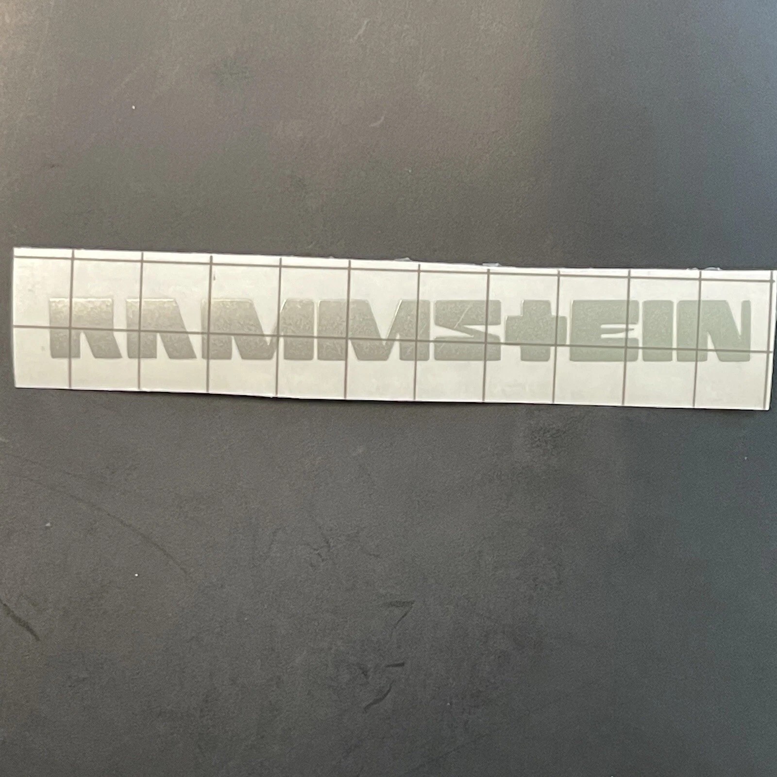 Rammstein Car Decal Vinyl Band Logo Glossy Bumper Sticker Heavy Metal Industrial