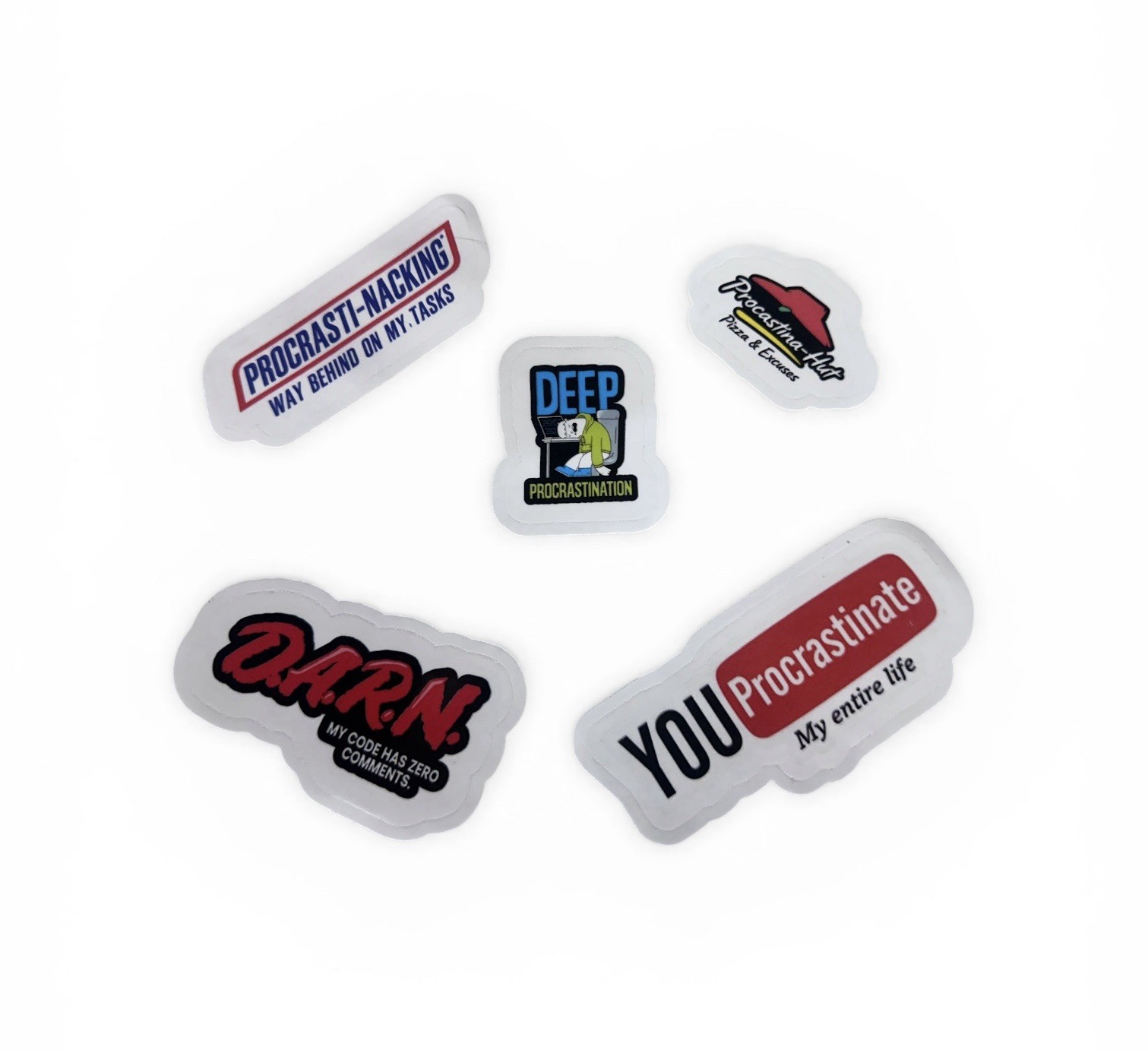 Funny Meme Sticker Pack | Waterproof Vinyl Stickers | Laminated Stickers