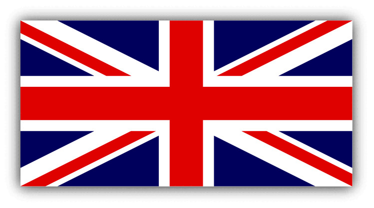 United Kingdom Flag Car Bumper Sticker Decal