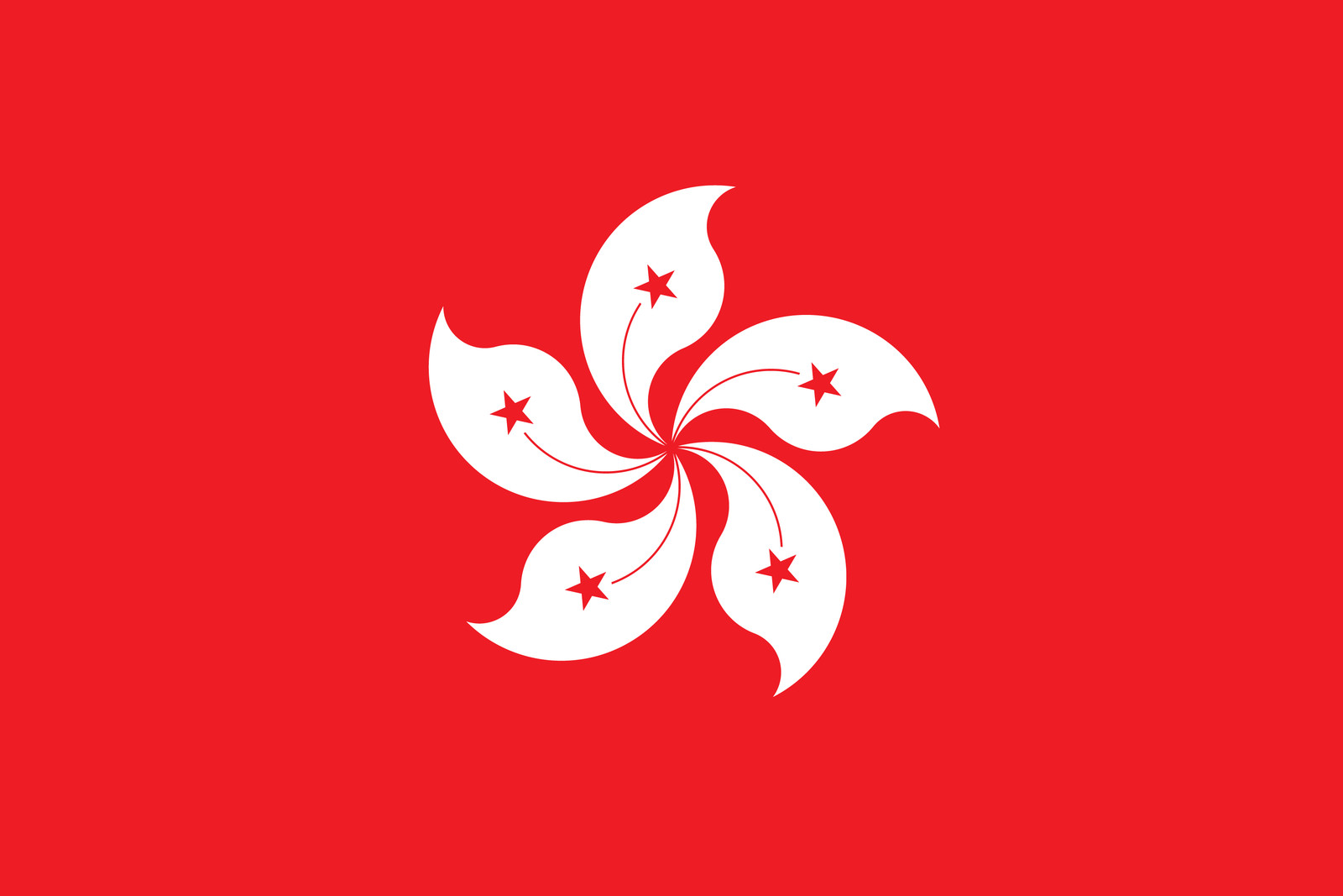Hong Kong Flag Sticker Decal