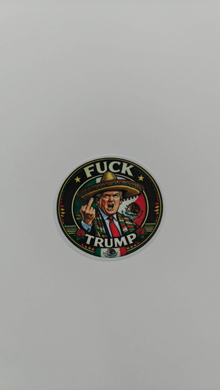 Funny Anti Trump Mexican Sticker 10 Pack 2×2 Vinyl Decal Waterproof Meme