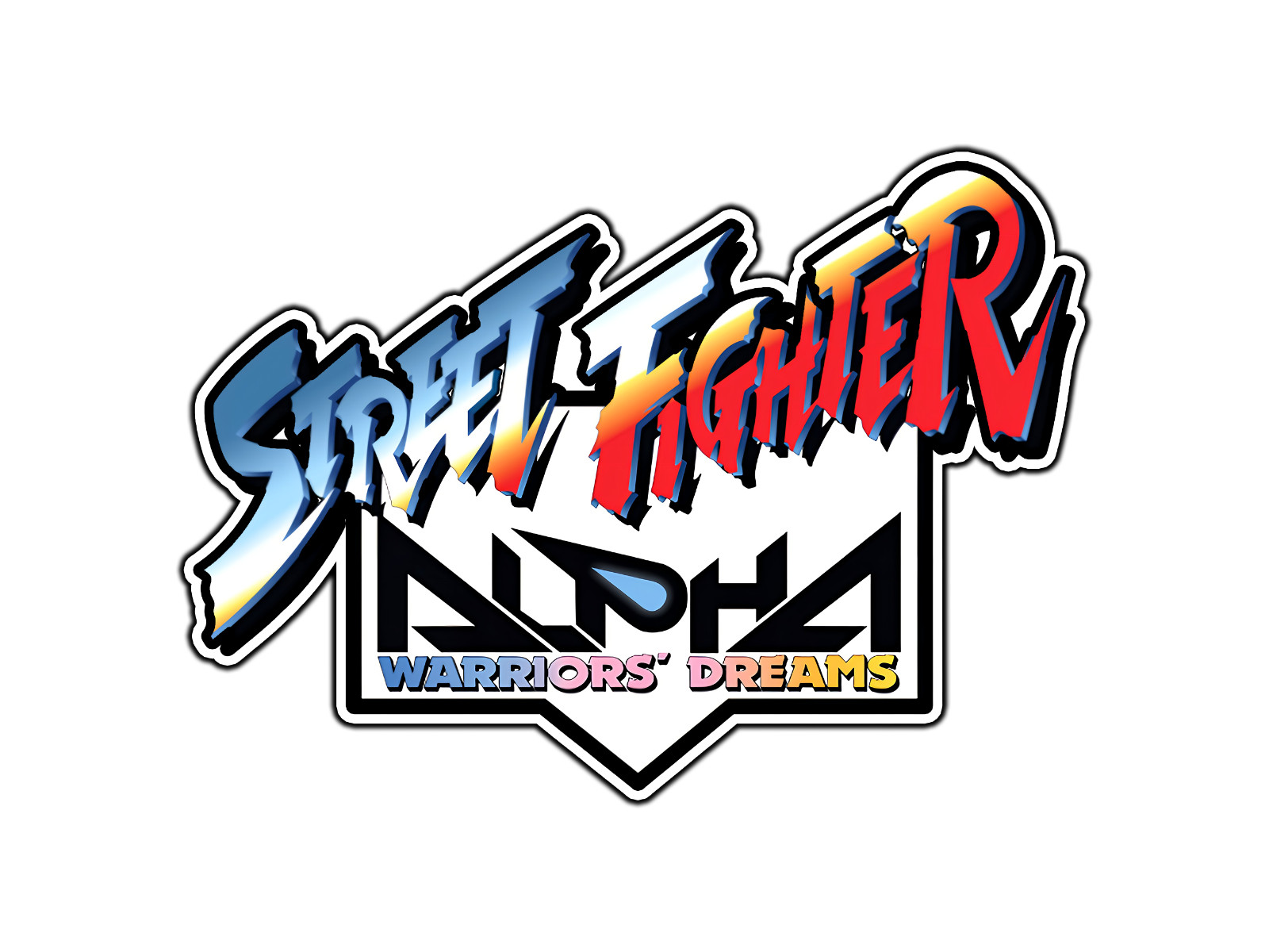 #2562 Street Fighter Alpha Warriors Dreams Logo Retro Sticker Waterproof Vinyl