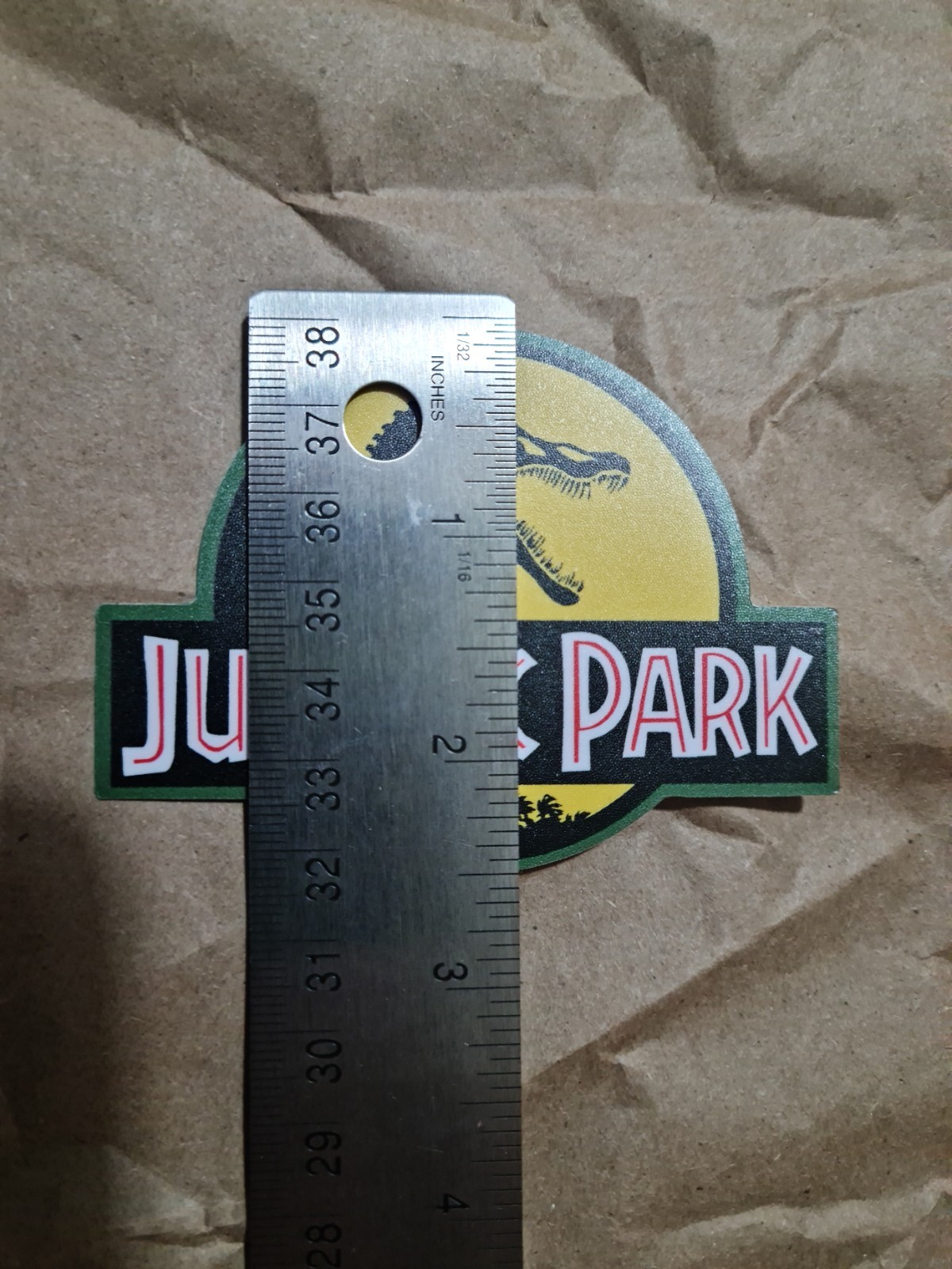 Jurassic park sticker Custom Spino logo, Christmas, Sparky, Electrician T-Rex