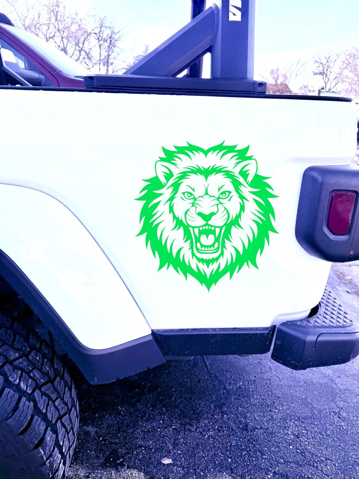 LION ROAR VINYL DECAL FOR Truck SUV Bumper Wall Laptop Home Decor laptop small
