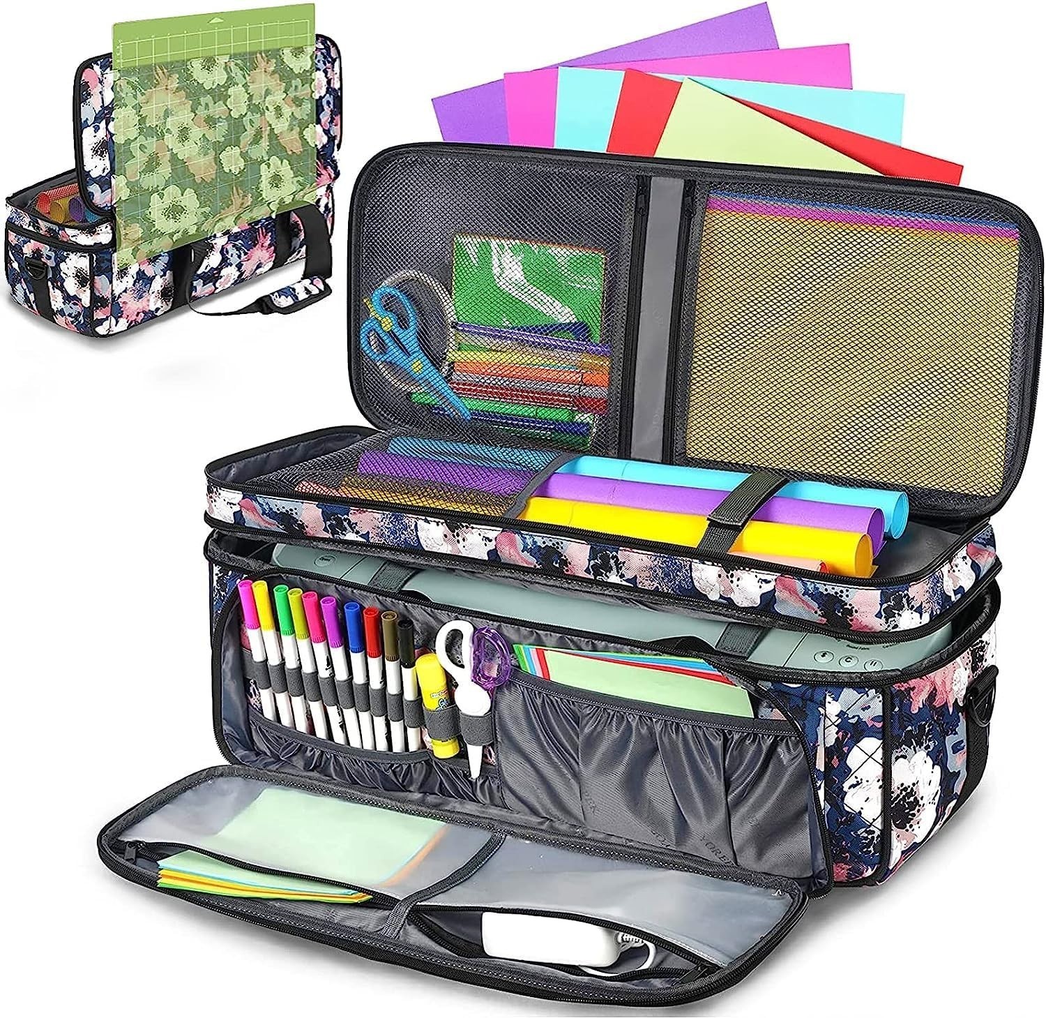 Carrying Case for Cricut Maker 4, Maker 3, Explore 4, Explore 3, Air 2, Die C…