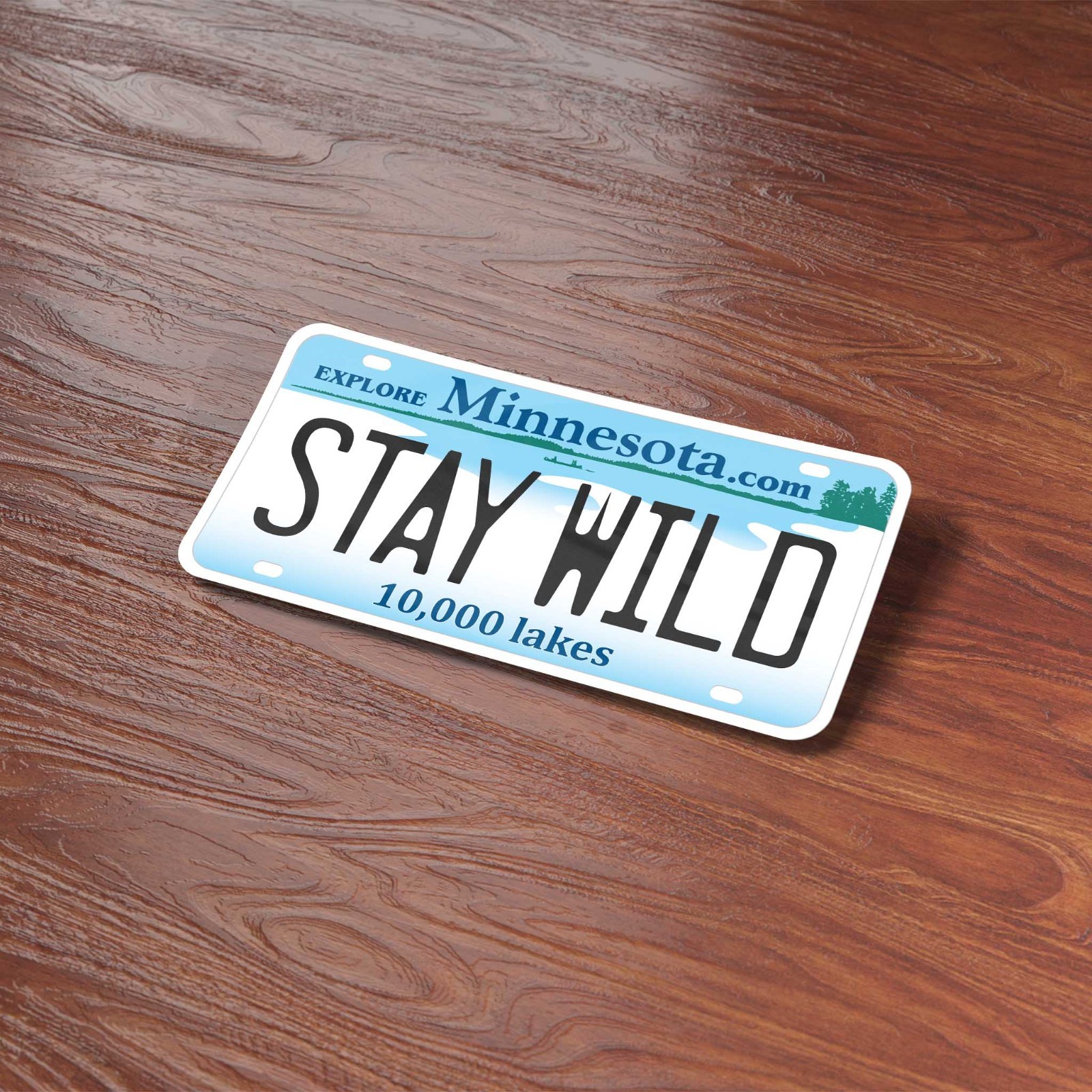 Minnesota License Plate Stickers- Choose Your MN City or Saying Decal for Laptop